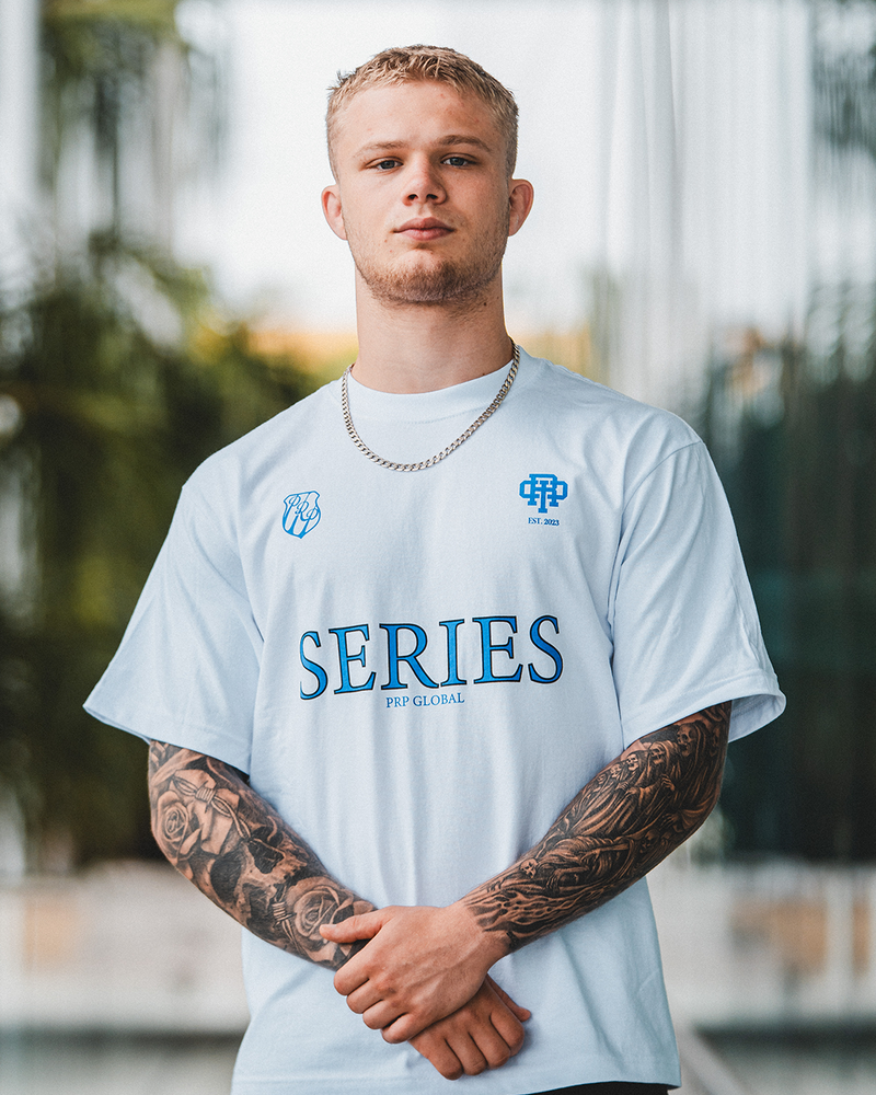 Series Cropped – White/Blue
