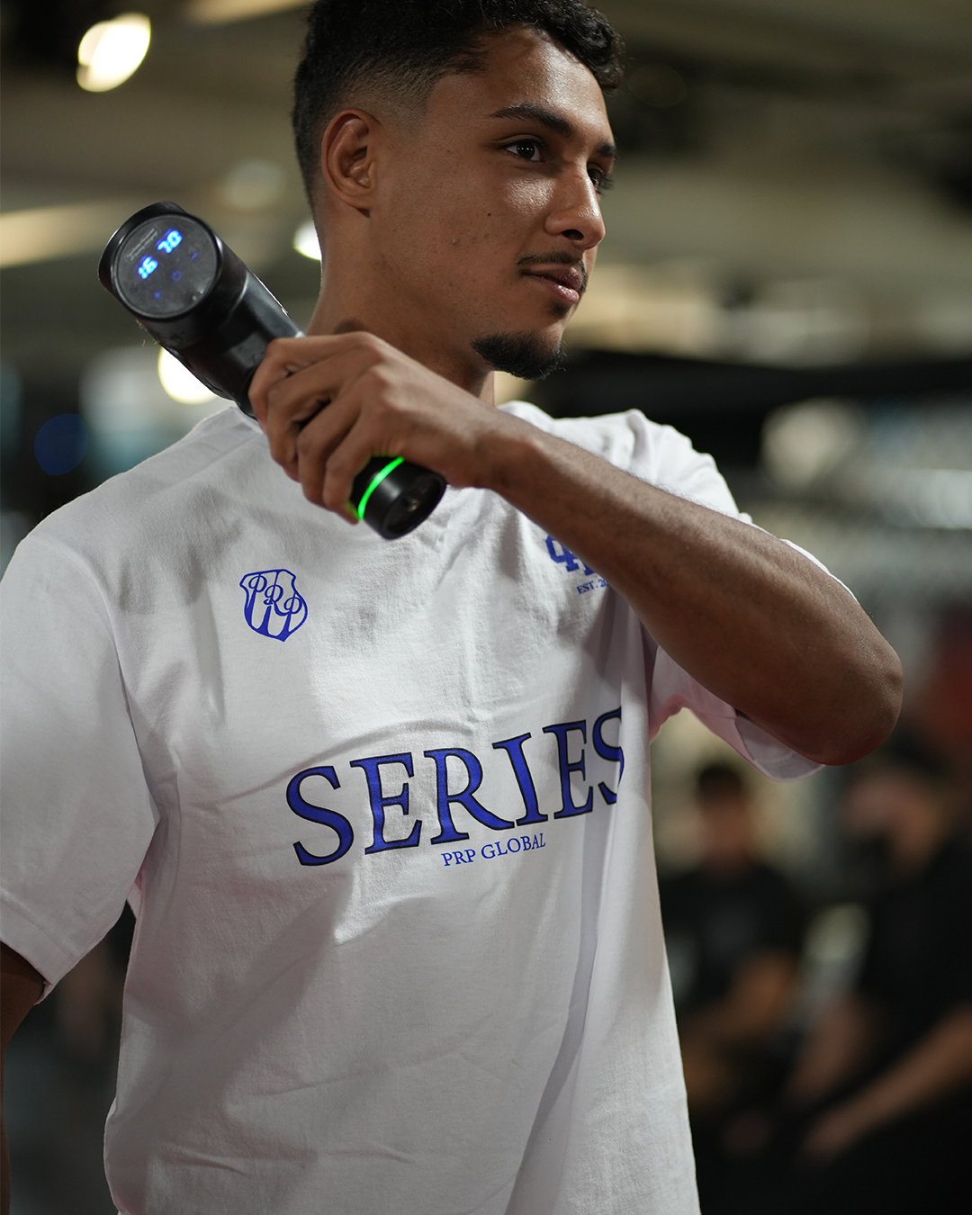 Series Cropped – White/Blue